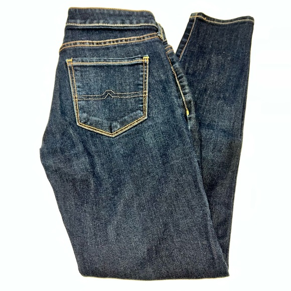 Arizona Jean Company Denim - Arizona Jean Company Dark Blue Wash Short Skinny Jeans-Size 1 Juniors